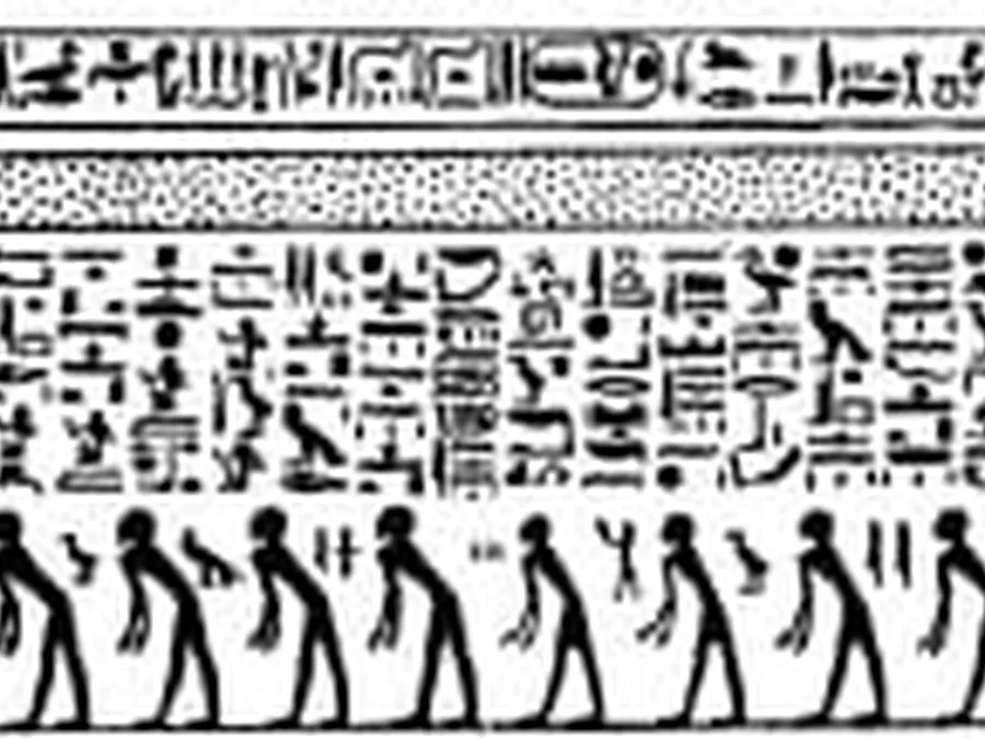 Book of Gates source plate 14800 with Egyptian underworld imagery and hieroglyphic text.
